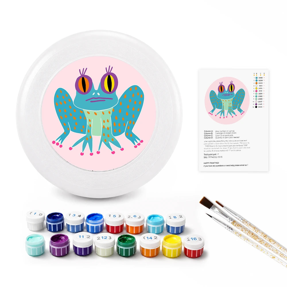 Paint by Numbers - Frisbee | Big Eyed Frog