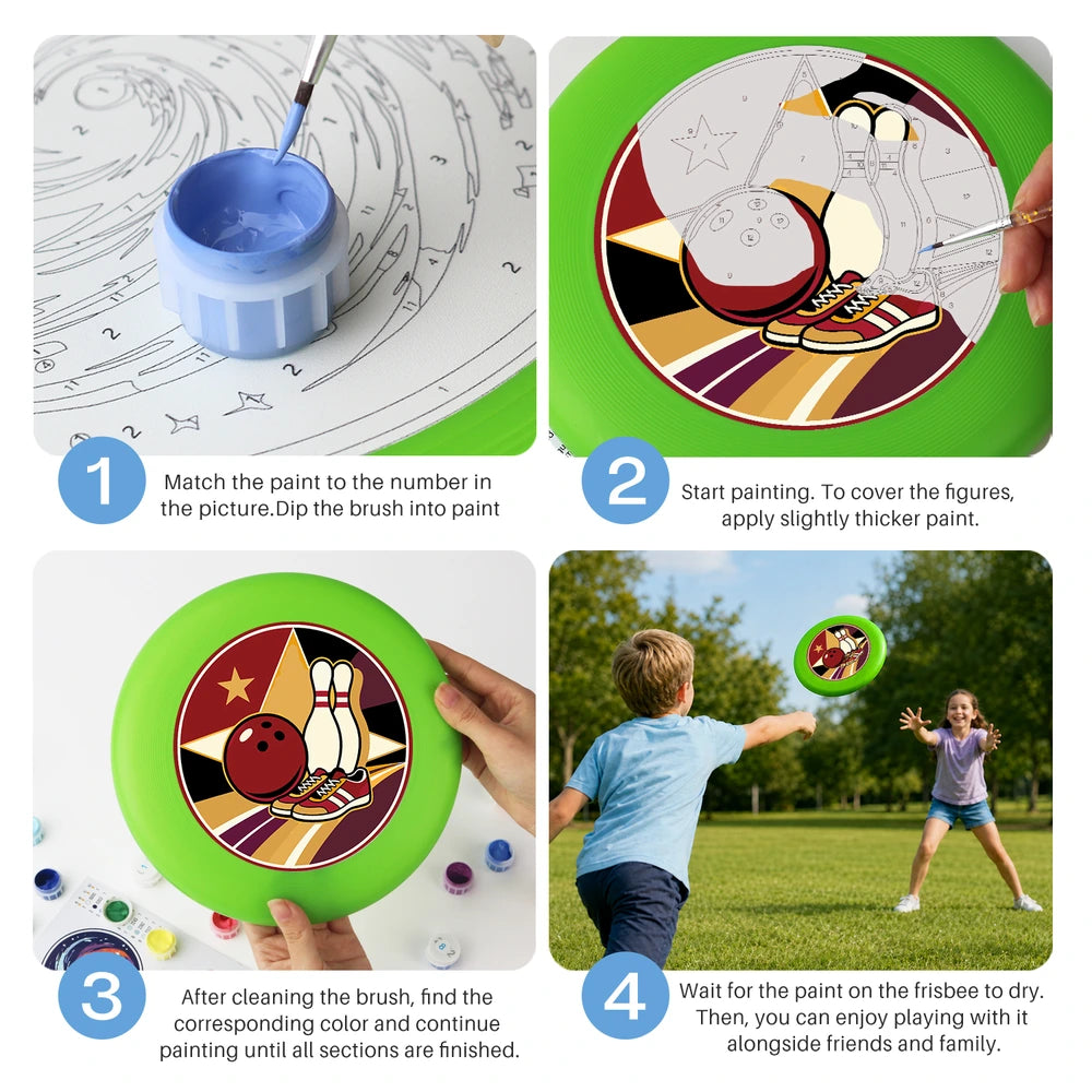 
Paint by Numbers - Frisbee | Bowling Strike