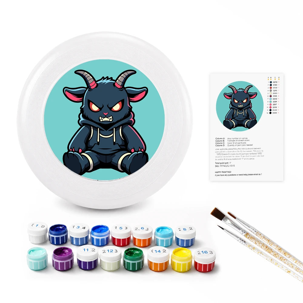 Paint by Numbers - Frisbee | Dark Goat Character