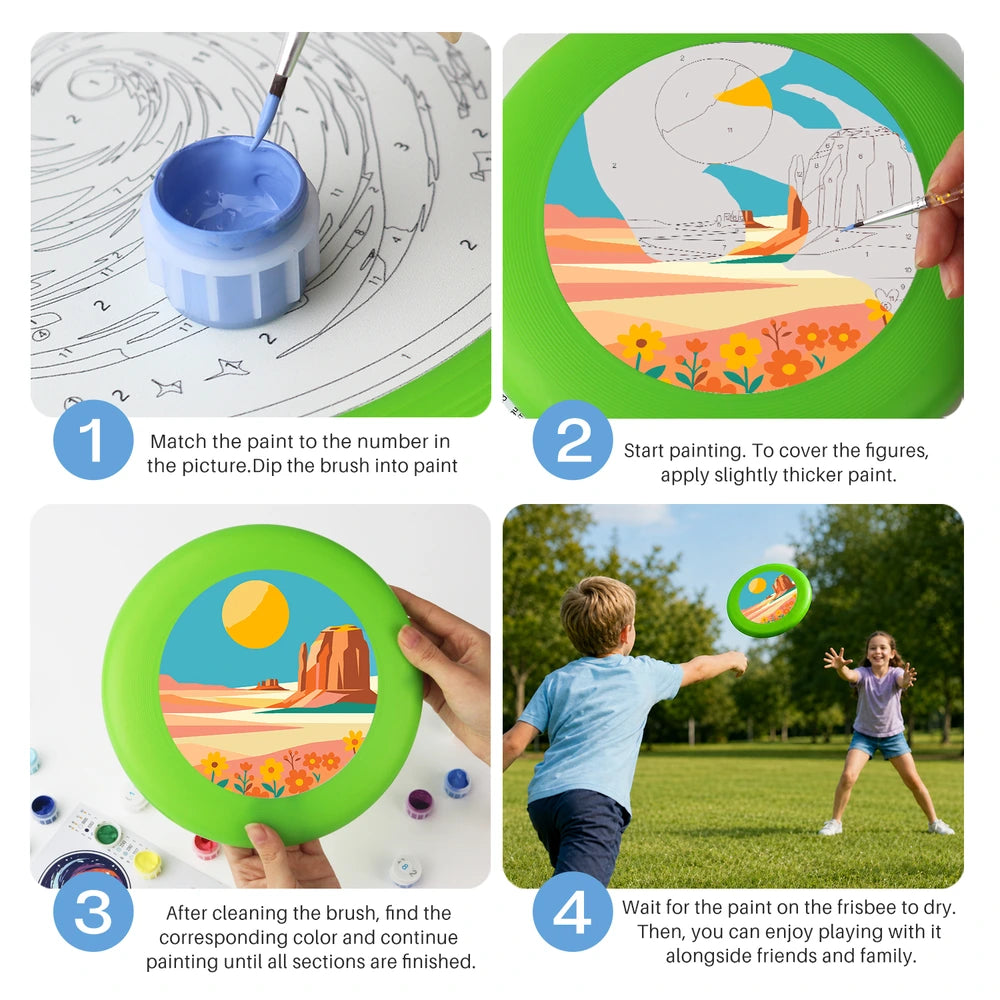 Paint by Numbers - Frisbee | Desert Mesa