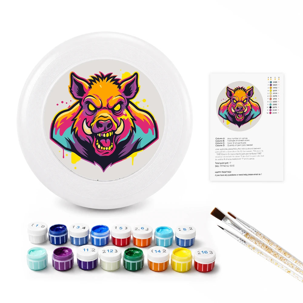 Paint by Numbers - Frisbee | Graffiti Boar