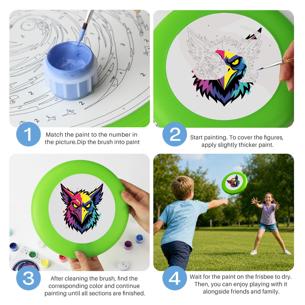 
Paint by Numbers - Frisbee | Graffiti Owl