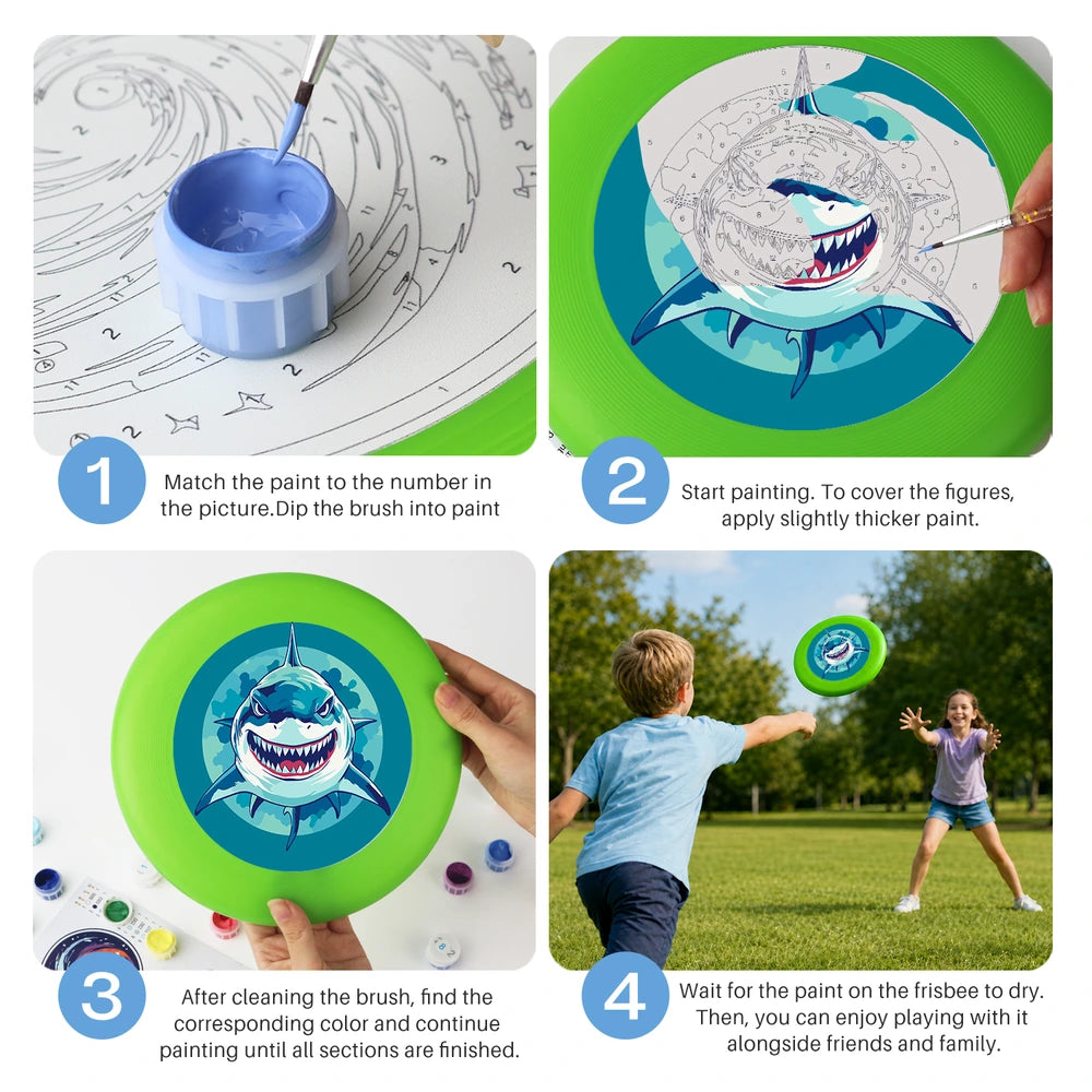 Paint by Numbers - Frisbee | Great White Shark