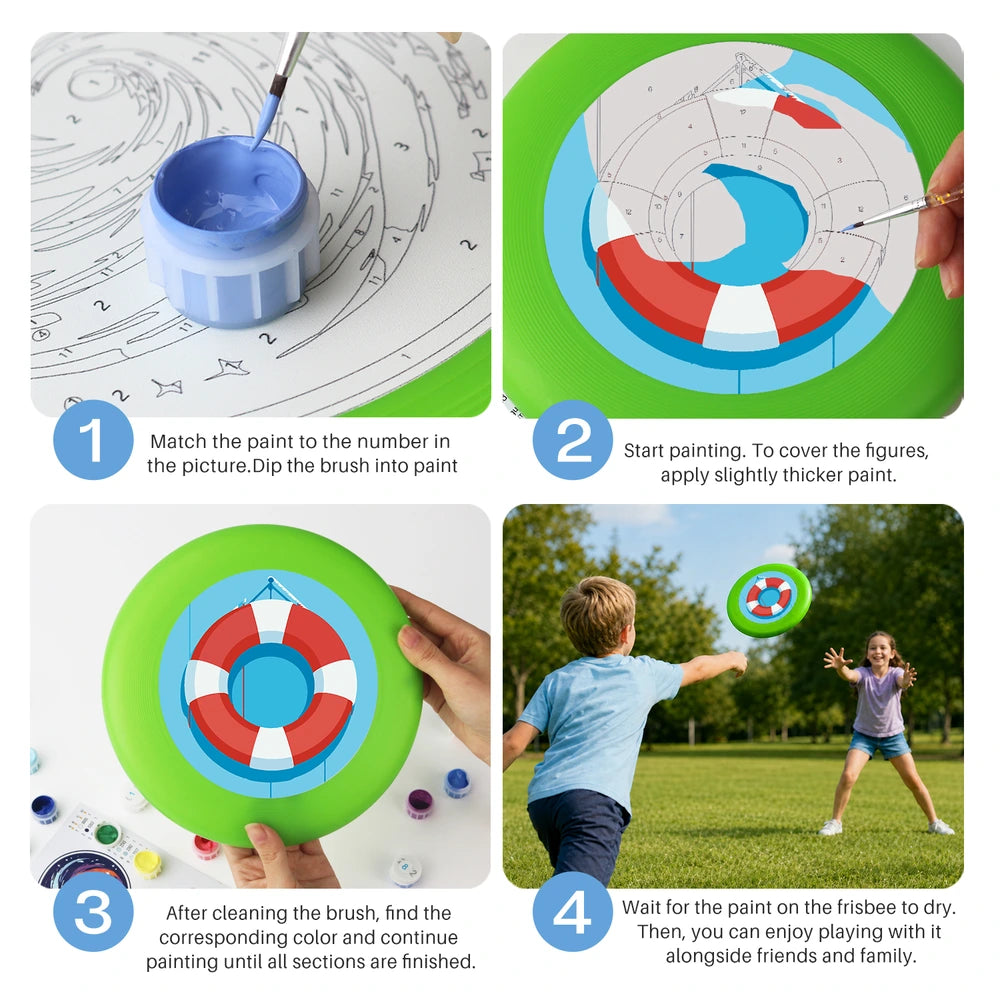 
Paint by Numbers - Frisbee | Life Ring