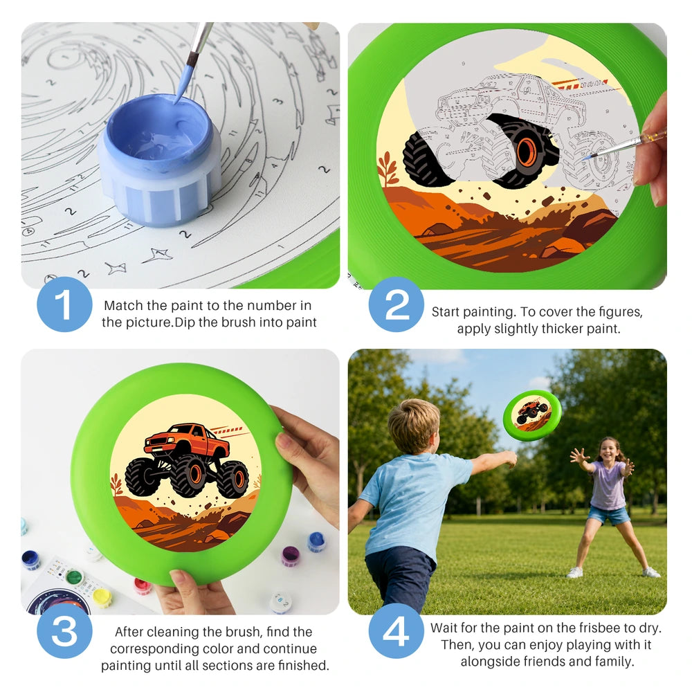 
Paint by Numbers - Frisbee | Monster Truck