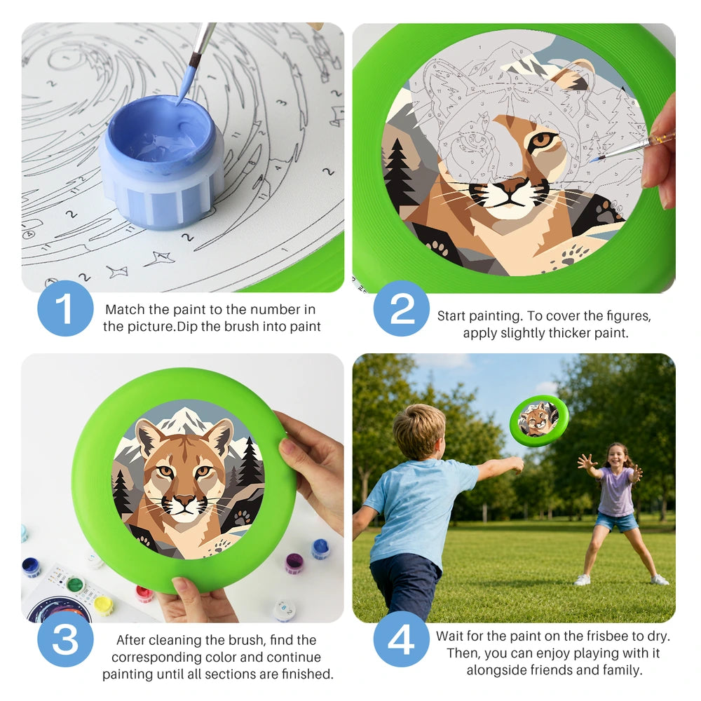 Paint by Numbers - Frisbee | Mountain Cougar