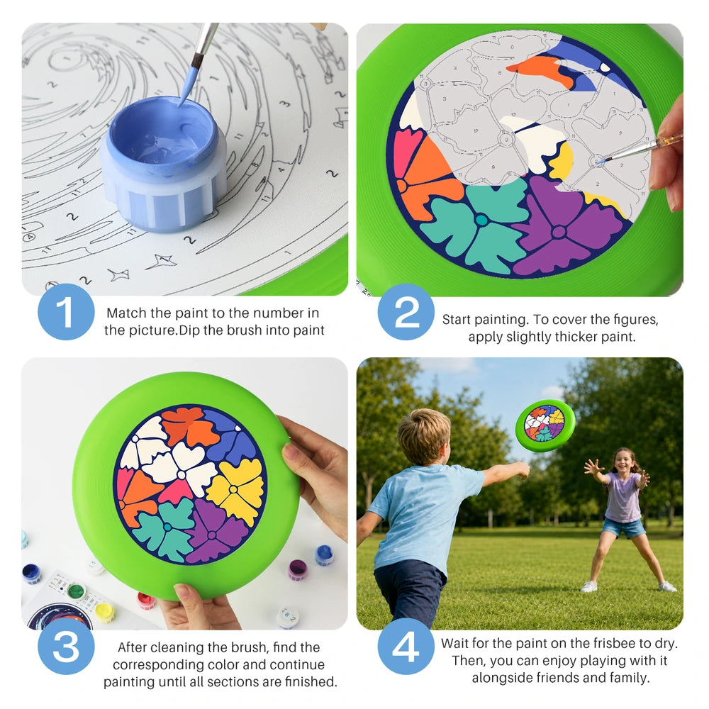 Paint by Numbers - Frisbee | Petal Collage