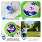 Paint by Numbers - Frisbee | Pink Wave Swirl