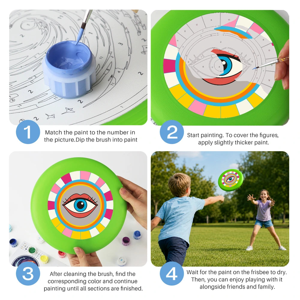 Paint by Numbers - Frisbee | Pop Art Eye