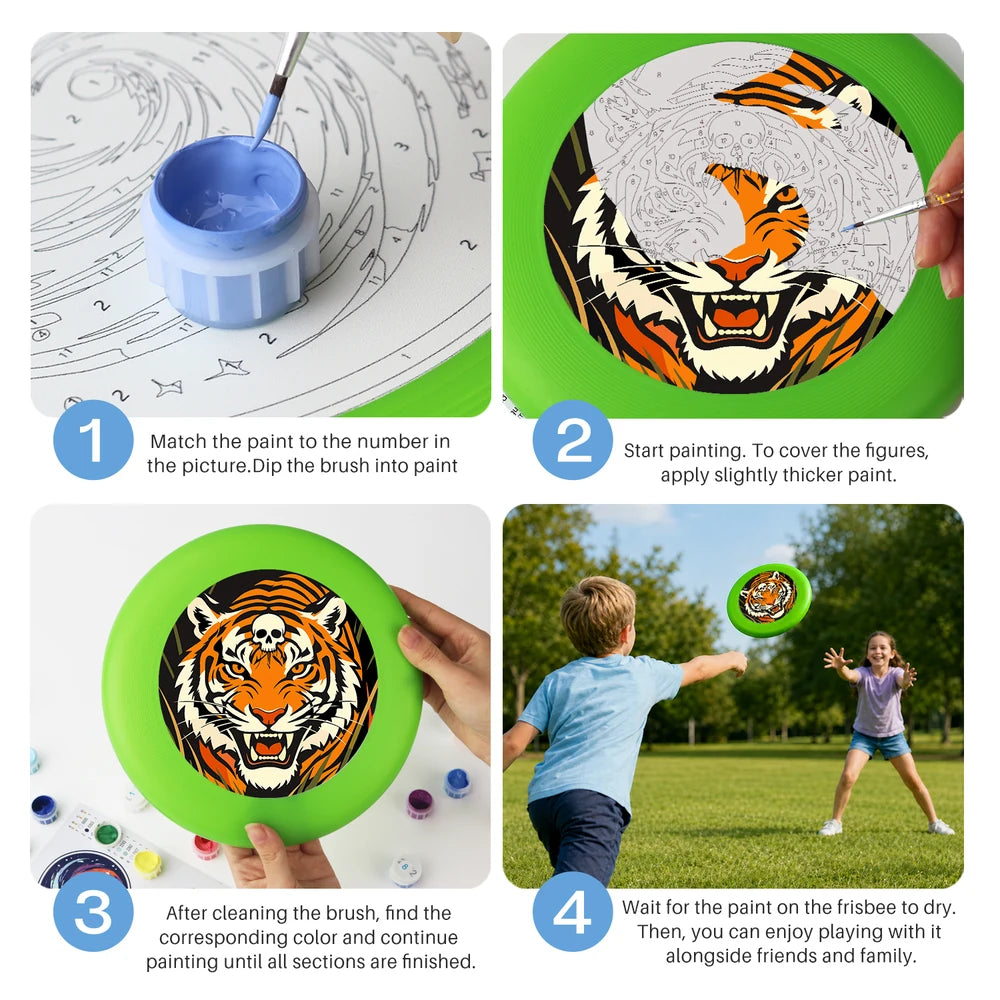 Paint by Numbers - Frisbee | Roaring Tiger