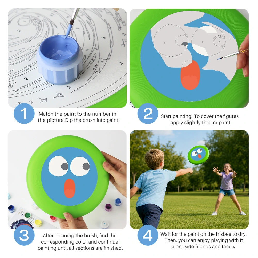 
Paint by Numbers - Frisbee | Surprised Blue Face