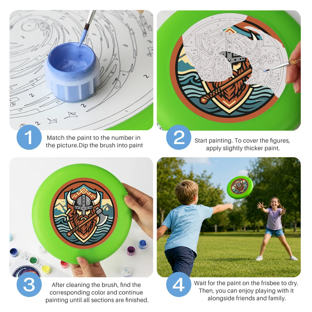 
Paint by Numbers - Frisbee | Viking Warrior