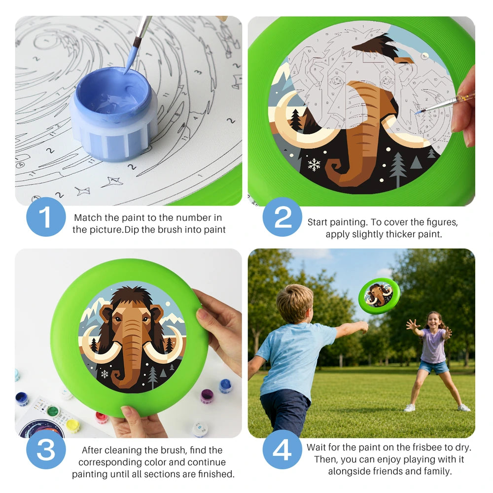 
Paint by Numbers - Frisbee | Woolly Mammoth
