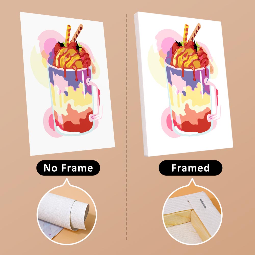 Paint by Numbers – 6 Mini Paintings | Milkshake Set
