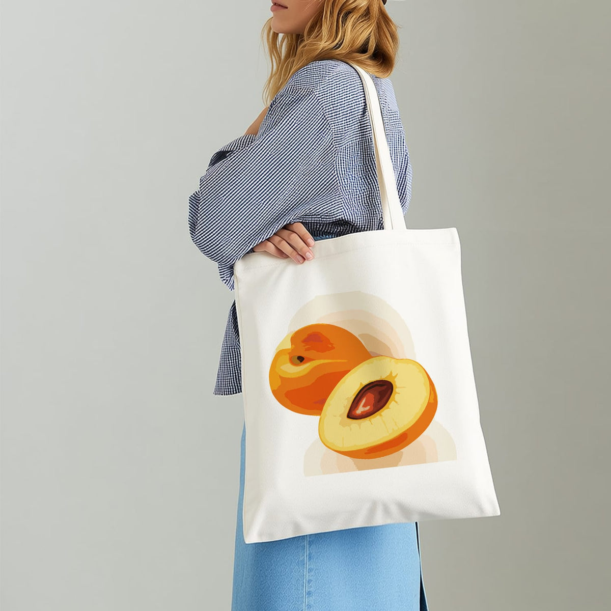
Paint by Numbers - DIY Totebag | Peach Delight