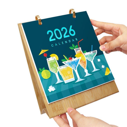 Paint by Numbers - 2026 Desk Calendar - Classic Cocktails