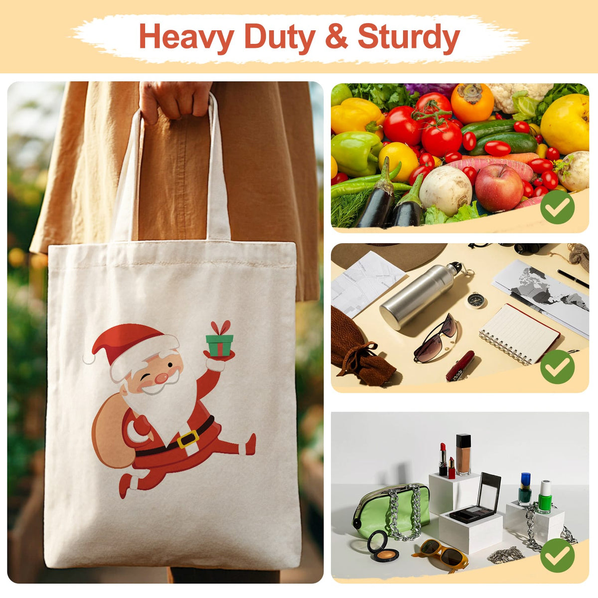 
Paint by Numbers – DIY Totebag | Jolly Santa Claus