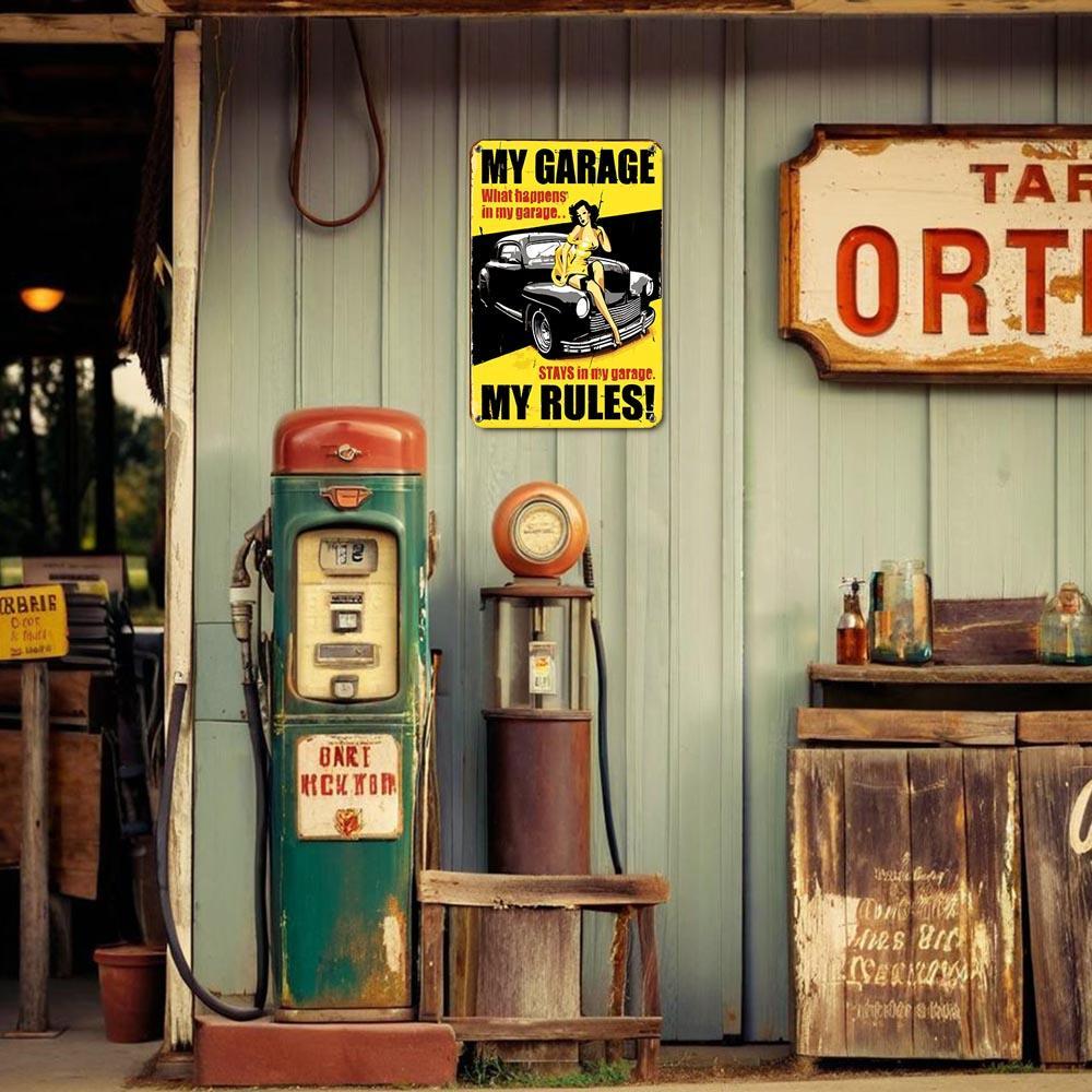 
Paint by Numbers – Vintage Metal Garage Art | My Garage, My Rules