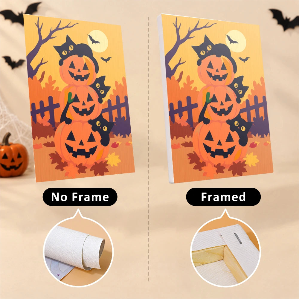 Paint by Numbers – 6 Mini Paintings | Cozy Autumn Night Tales Set