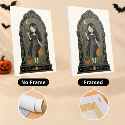 Paint by Numbers – 6 Mini Paintings | Gothic Arch Halloween Portraits Set