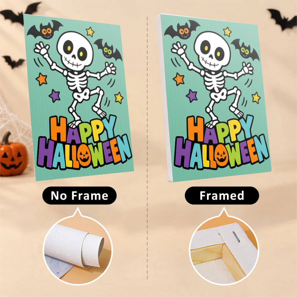 Paint by Numbers – 6 Mini Paintings | Hocus Pocus Comic Lettering Set