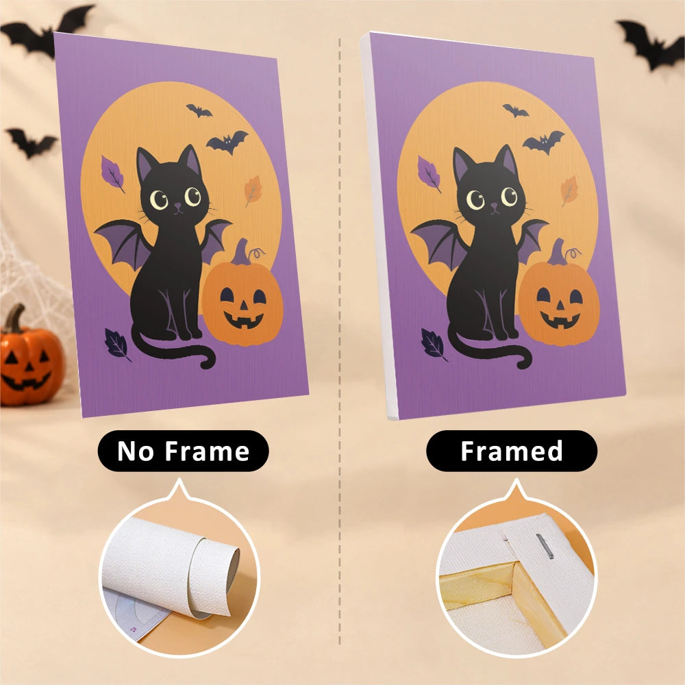 Paint by Numbers – 6 Mini Paintings | Lavender Moon Halloween Set