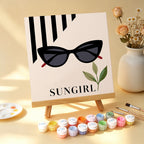 Paint by Numbers – 6 Mini Paintings | Parisian Chic Squares (Square)