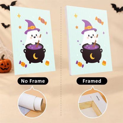 Paint by Numbers – 6 Mini Paintings | Pastel Halloween Doodles Set