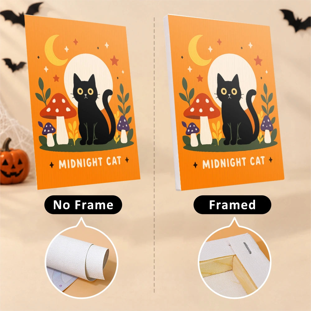 
Paint by Numbers – 6 Mini Paintings | Pumpkin Bloom Cats and Ghosts Set
