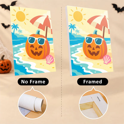 Paint by Numbers – 6 Mini Paintings | Spooky Summer Beach Days Set