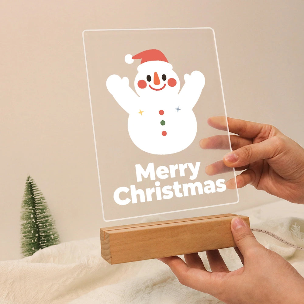 Paint by Numbers - Christmas Light | Cheering Little Snowman