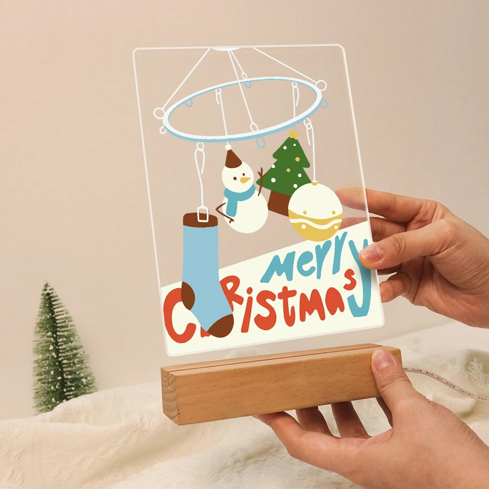 Paint by Numbers - Christmas Light | Christmas Mobile with Stocking