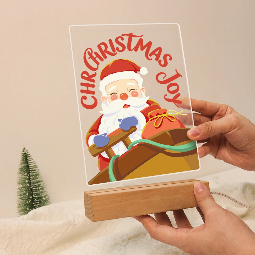 Paint by Numbers - Christmas Light | Laughing Santa with Gift Sack