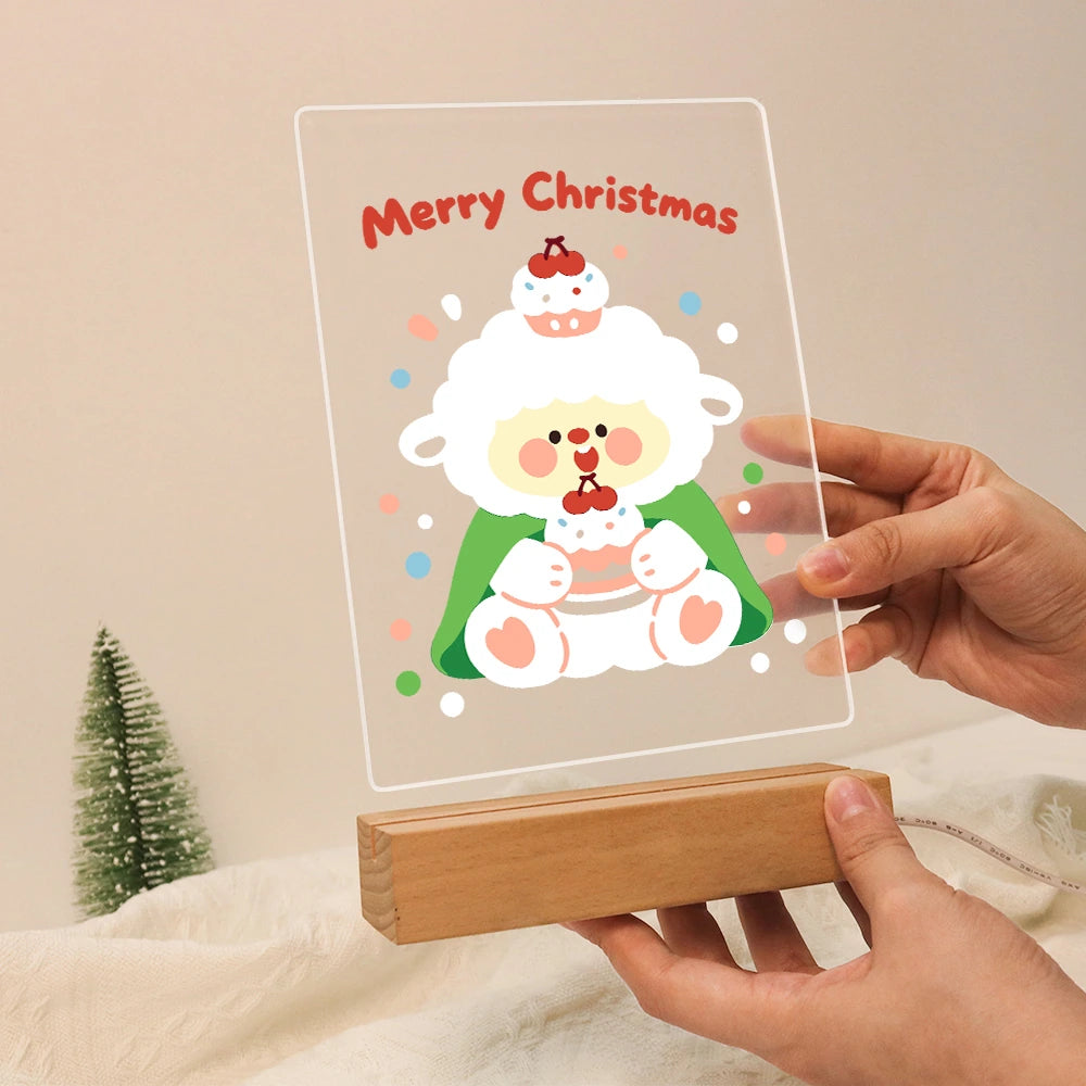 
Paint by Numbers - Christmas Light | Little Sheep with Cupcake