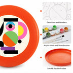 Paint by Numbers - Frisbee | Abstract Beach Shapes