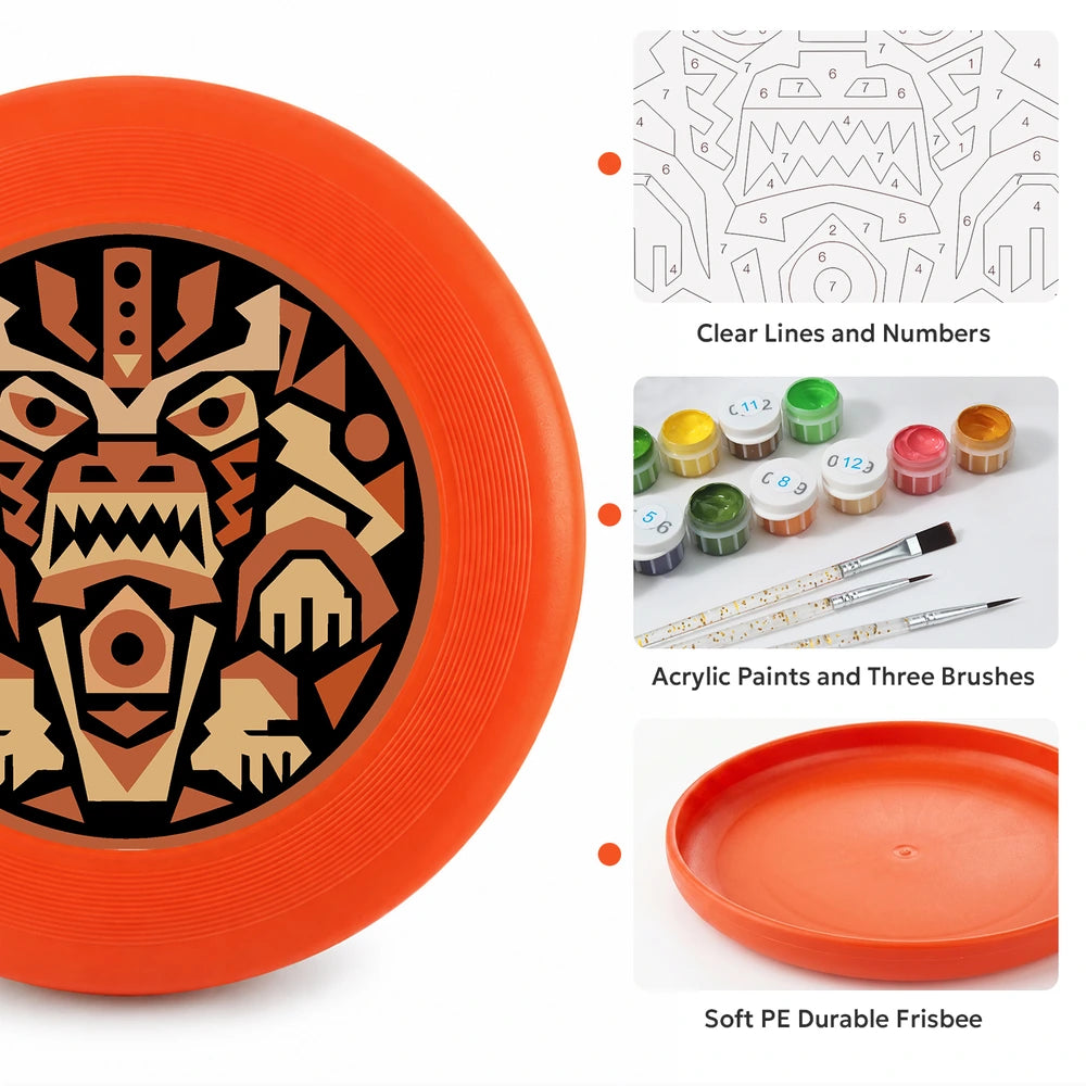 
Paint by Numbers - Frisbee | Aztec Tiger