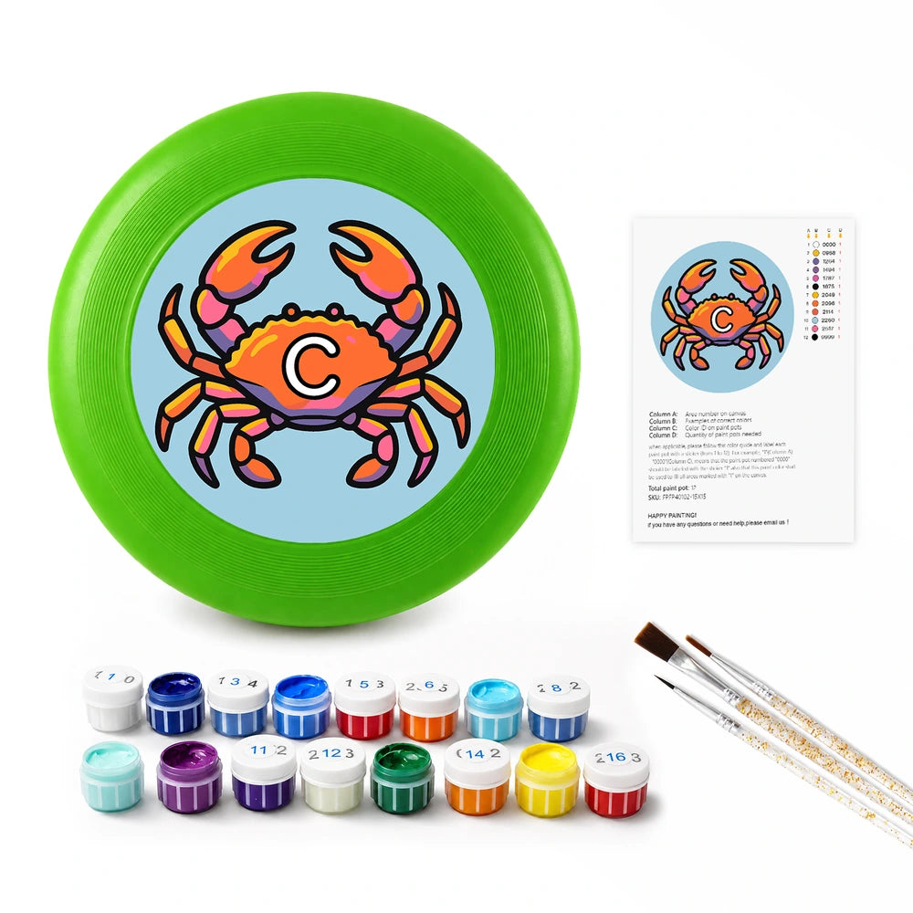 
Paint by Numbers - Frisbee | Cancer Crab Sign