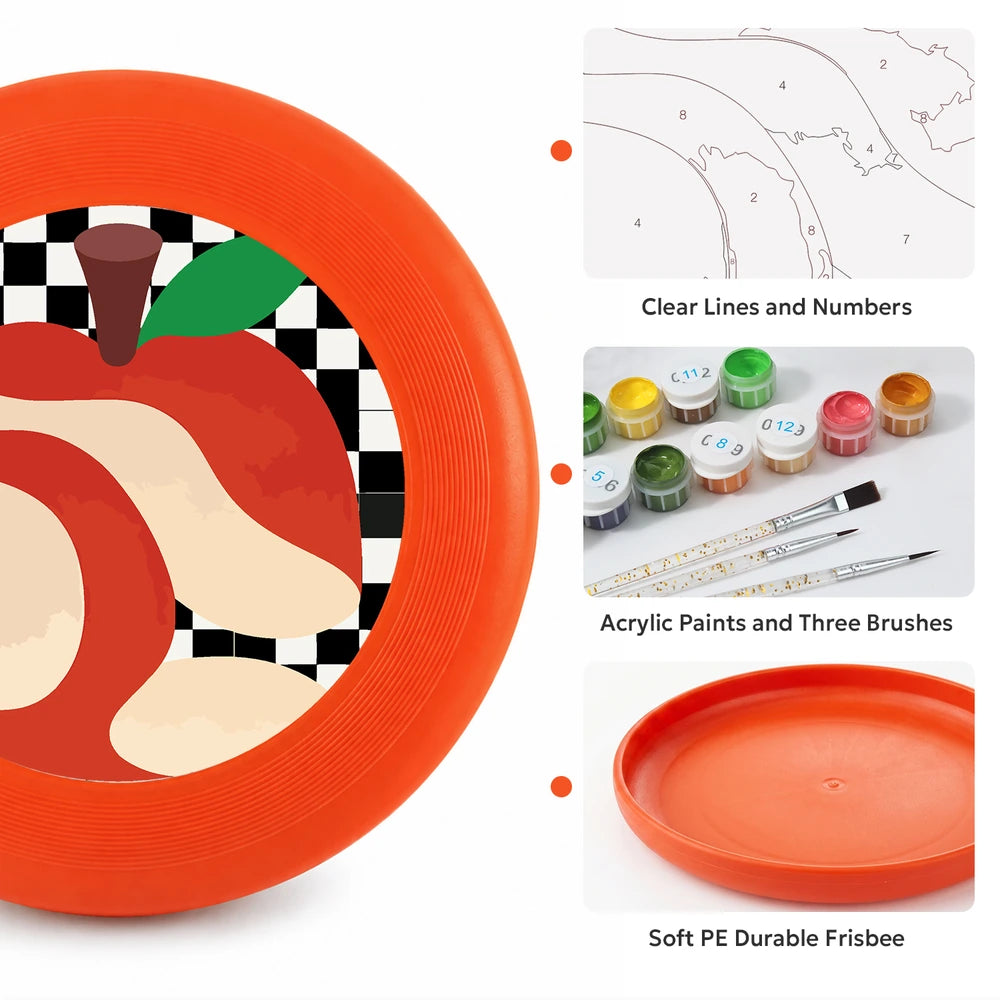 
Paint by Numbers - Frisbee | Checkerboard Apple