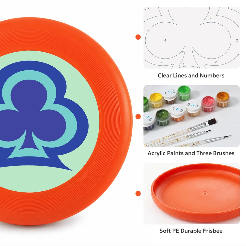 Paint by Numbers - Frisbee | Clover Symbol