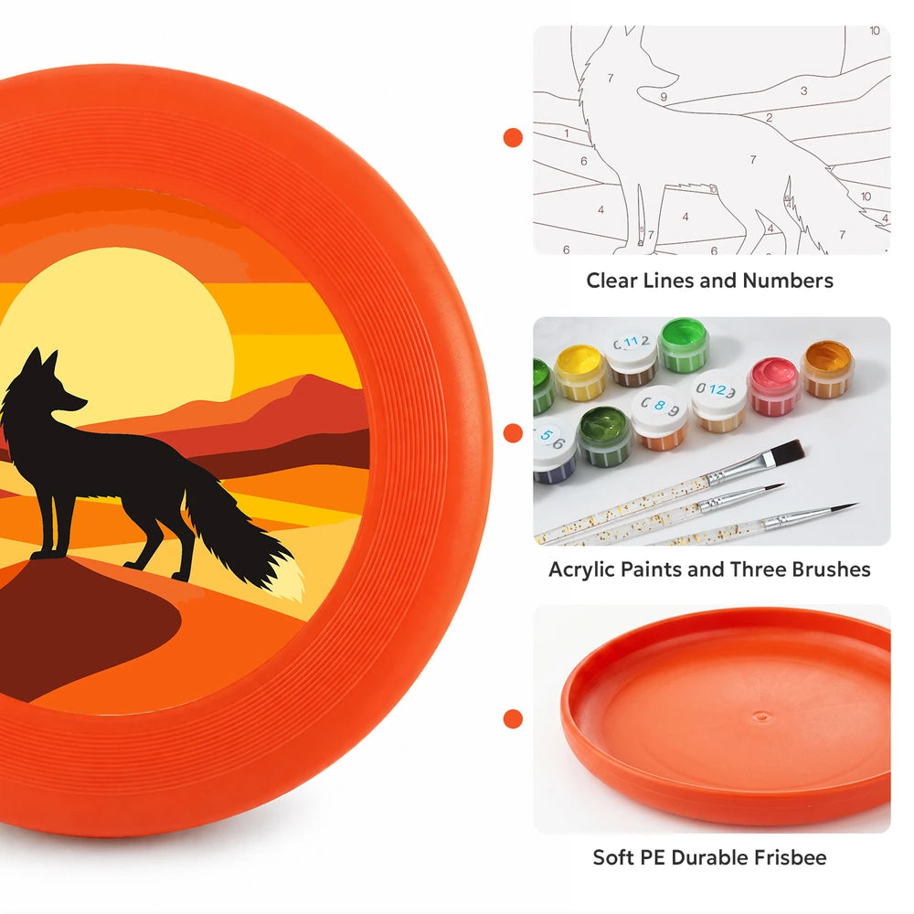 Paint by Numbers - Frisbee | Coyote in the Desert