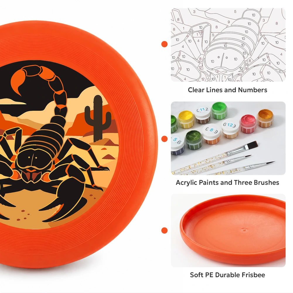 
Paint by Numbers - Frisbee | Desert Scorpion