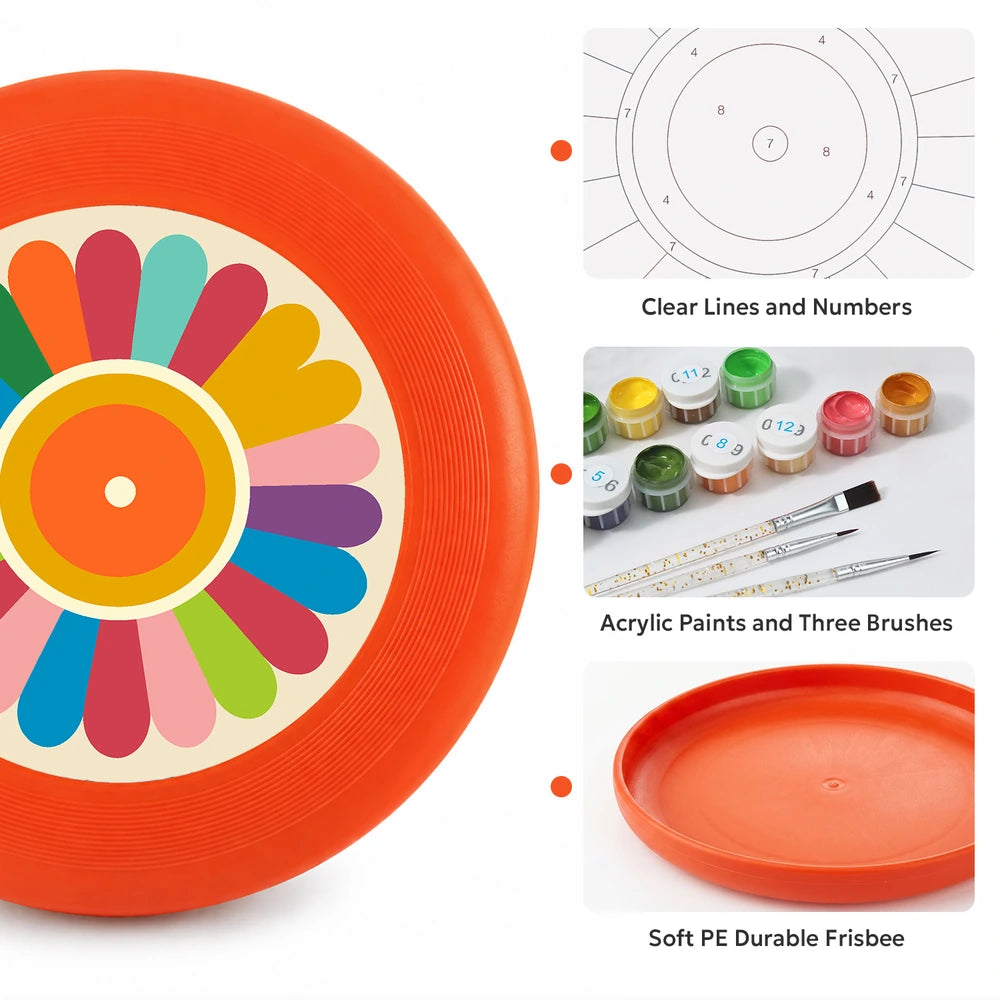 Paint by Numbers - Frisbee | Flower Wheel
