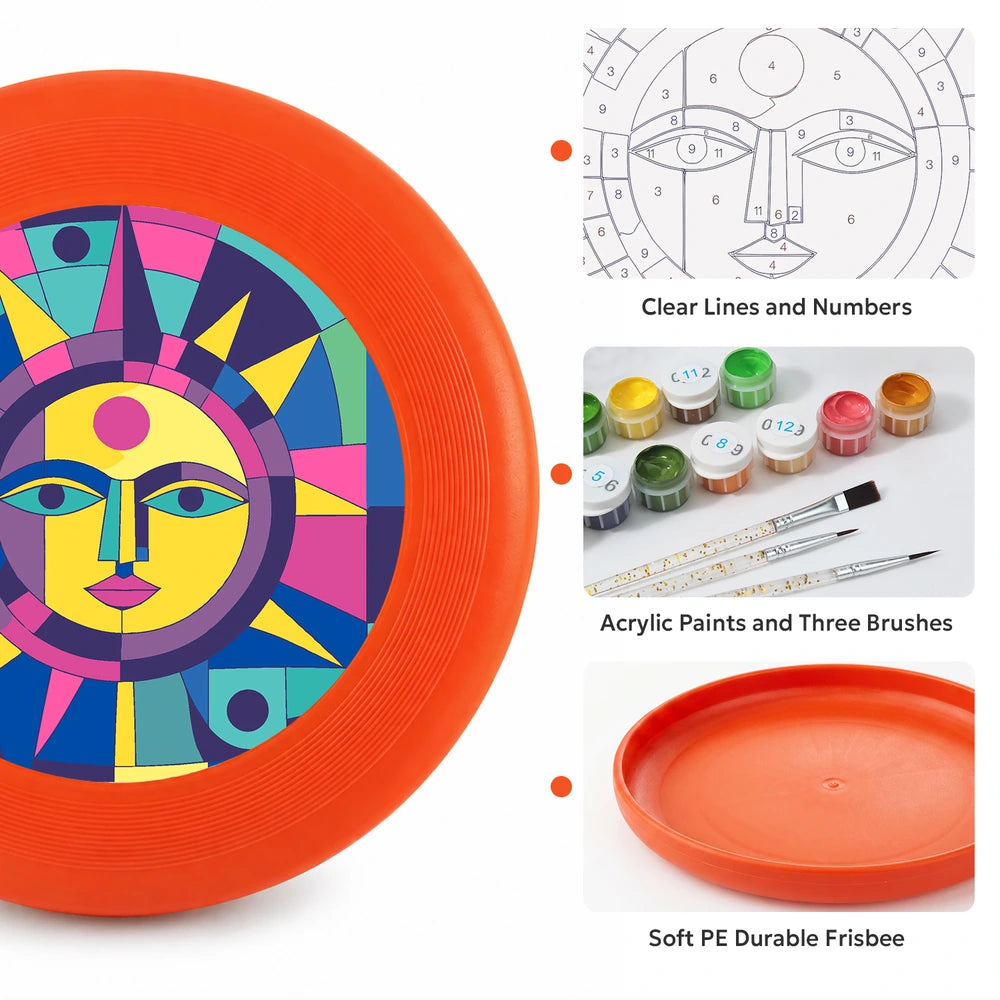 
Paint by Numbers - Frisbee | Folk Sun in Colour