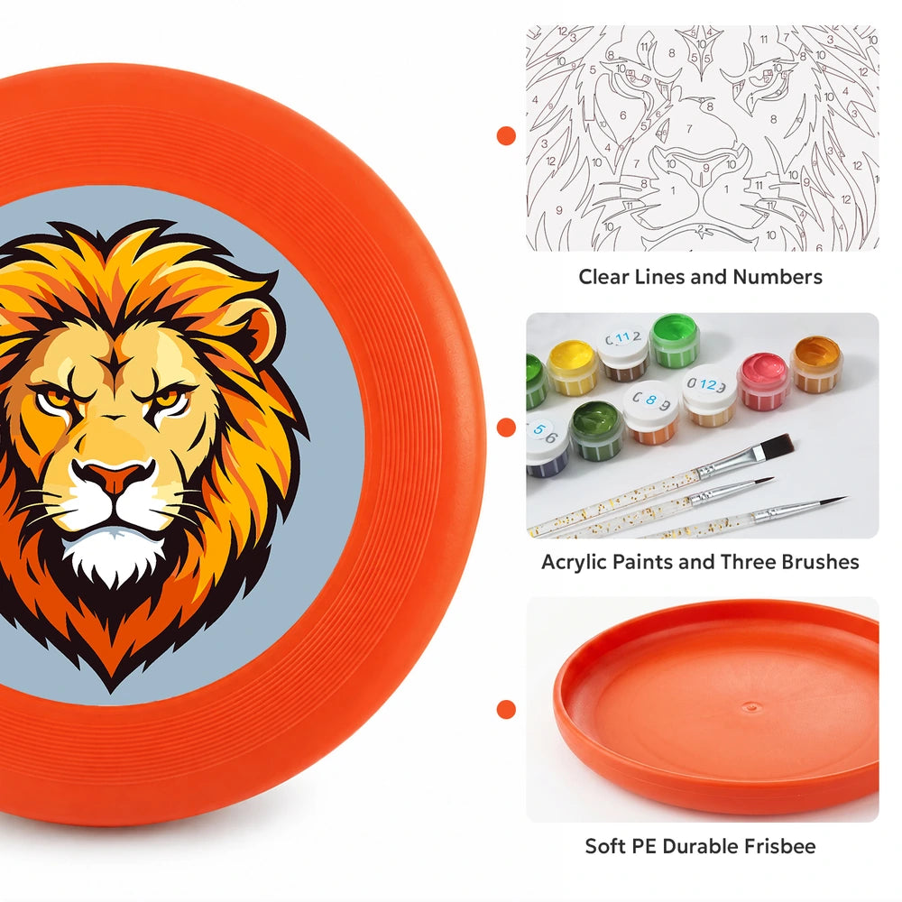 Paint by Numbers - Frisbee | Golden Lion Head