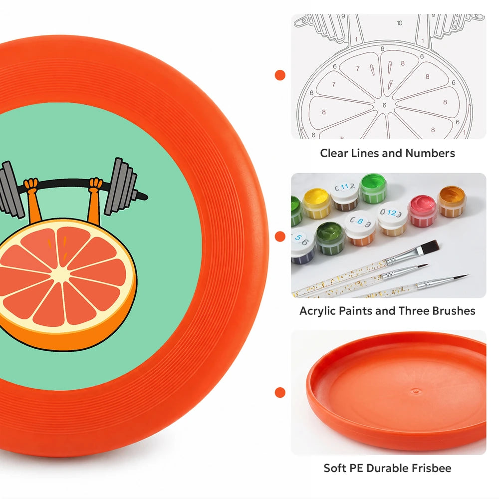 
Paint by Numbers - Frisbee | Grapefruit Workout