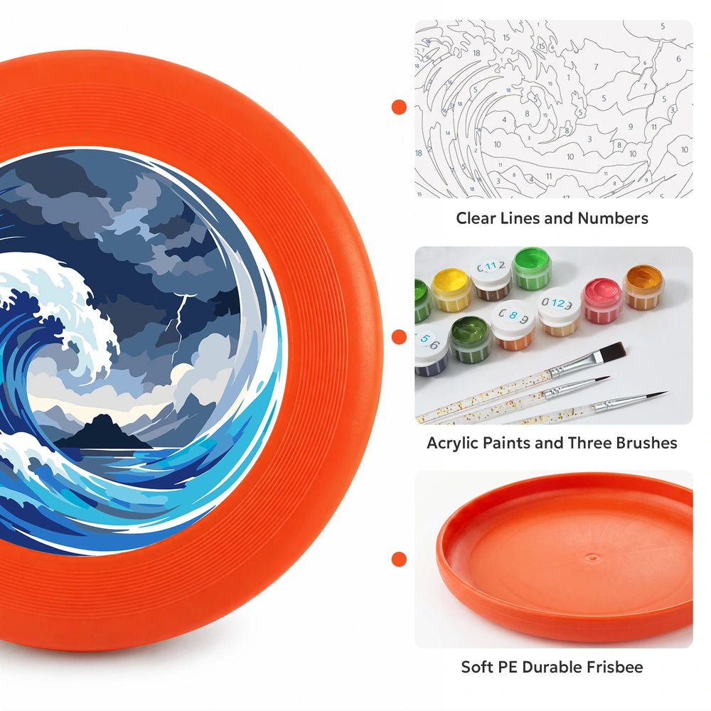 
Paint by Numbers - Frisbee | Great Blue Wave