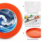 Paint by Numbers - Frisbee | Great Blue Wave