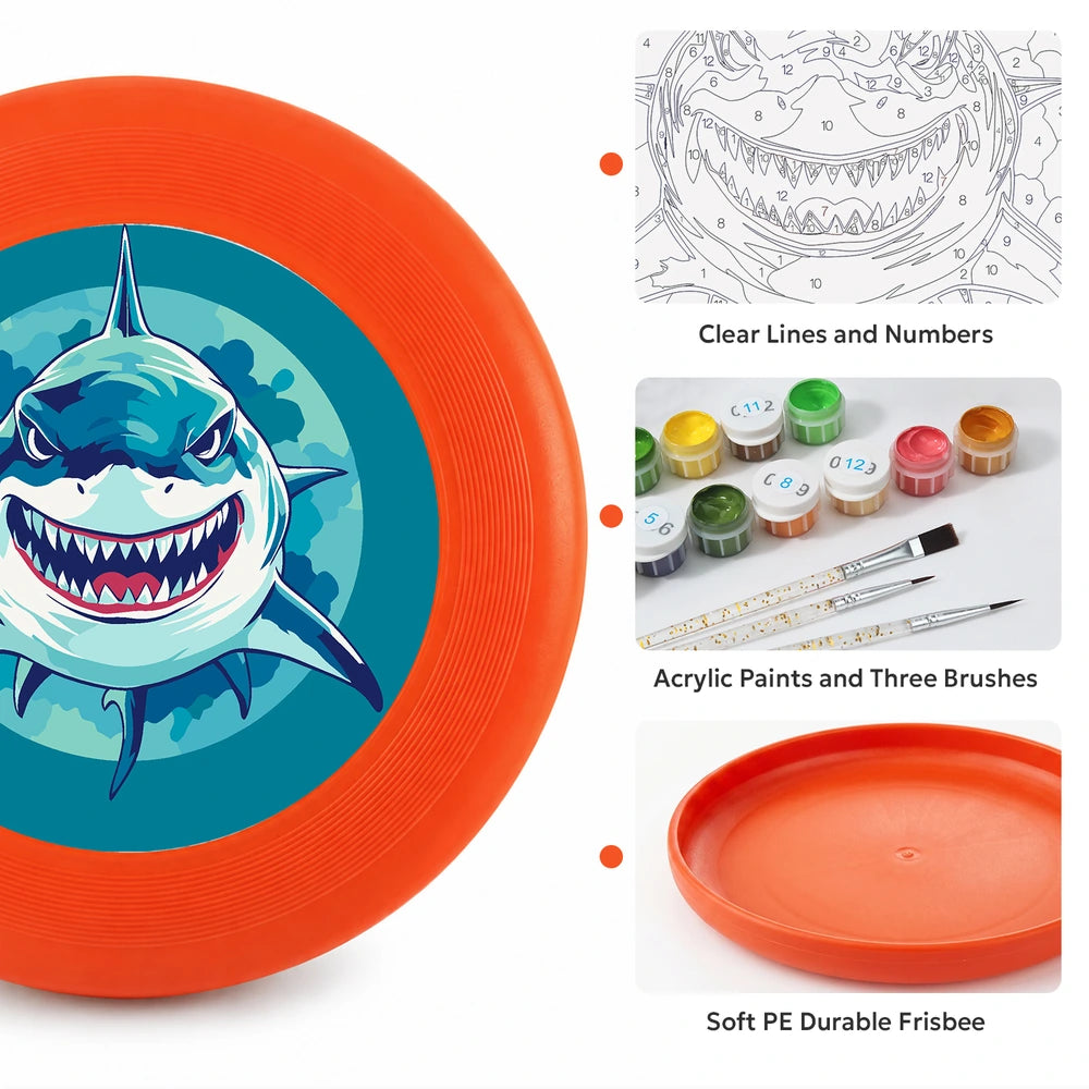 Paint by Numbers - Frisbee | Great White Shark
