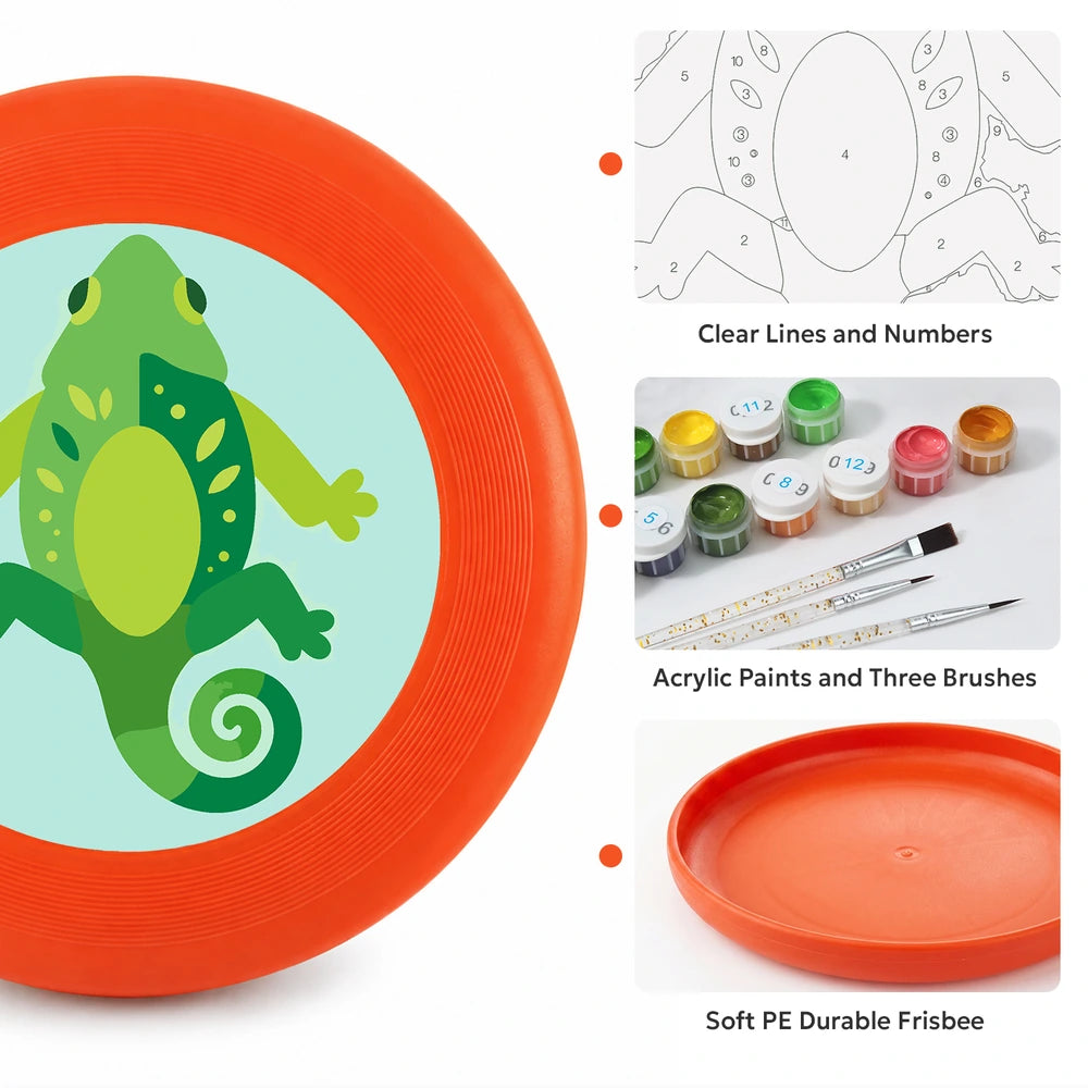 
Paint by Numbers - Frisbee | Green Gecko