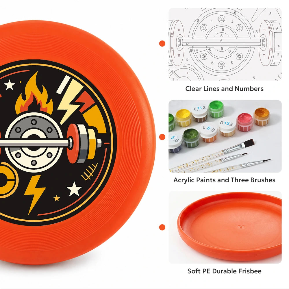 Paint by Numbers - Frisbee | Gym Badge